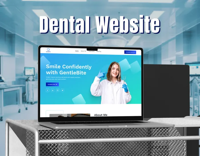 GentleBite dental clinic website with online booking