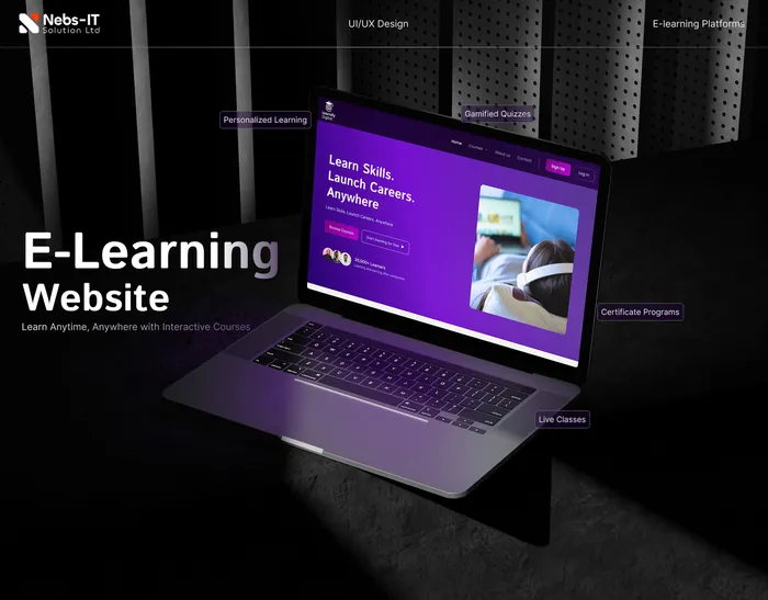 Learnify Digital e-learning platform website